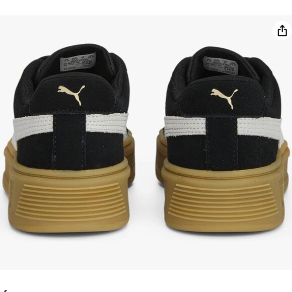 PUMA Women's Smash Platform V3 Suede Sneakers - Picture 2 of 7